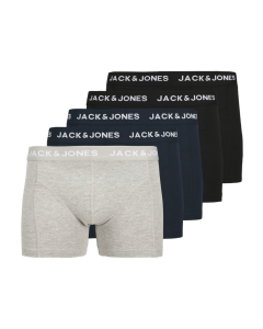 Jack & Jones Boxershorts JACANTHNONY Trunks 5-pack Navy / Black