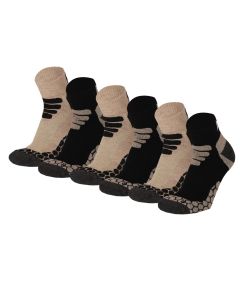 Xtreme Wandelsokken Quarter 6-pack Multi Beige