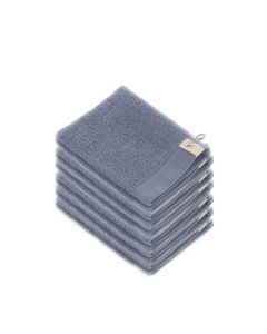 Walra Soft Cotton Washandje 16 x 21 cm 550 gram Indigo - 12 stuks