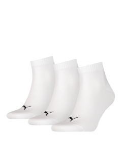 Puma sokken halfhoog 3-pack wit