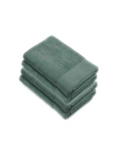 Walra Soft Cotton Handdoek 70 x 140 cm 550 gram Legergroen - 4 stuks