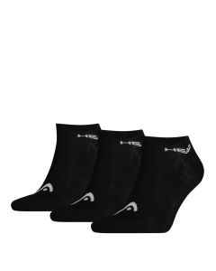 Head 3-pack Unisex Sneaker Sock Black