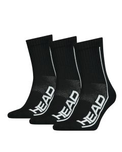 HEAD Sokken Performance Short Crew 3-pack Zwart