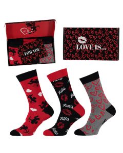 Apollo Valentijn Cadeau Sokken Giftbox Cupido Heren met gratis wenskaart