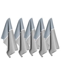 Byrklund Theedoek Dry Dishes Blauw - 5 stuks