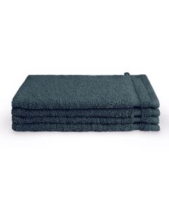Byrklund Washand 16x21 cm 500gram Donkerblauw - 4 stuks