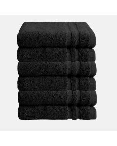 Byrklund Gastendoek Zwart 30x50 cm - 6 stuks