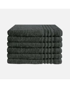 Byrklund Handdoek 70 x 140 Antraciet - 6 stuks
