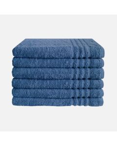 Byrklund Handdoek 70 x 140 Blauw - 6 stuks