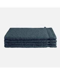 Byrklund Washand 16x21 cm 500gram Donkerblauw - 4 stuks