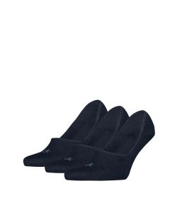 Calvin Klein Footies Heren Mid Cut 3-pack Navy