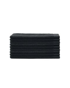 Cinderella Washand Weekend 16x21 cm 550 gr Zwart - 9 stuks
