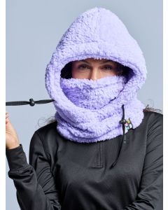 Poederbaas Balaclava Dames Fluffy Lila