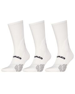 HEAD Padel Sokken Crew 3-pack Wit