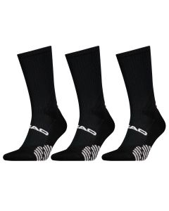 HEAD Padel Sokken Crew 3-pack Zwart