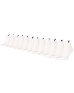 HEAD Quartersokken Training 12-pack Wit