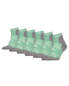 HEAD Wandelsokken All Climates Hiking Quarter 6-pack Licht Groen