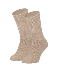 Heatkeeper Dames Thermo Sokken Beige Mouliner