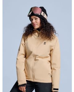 Poederbaas Ski-jas Dames Arctic 2L Insulated Warm Sand