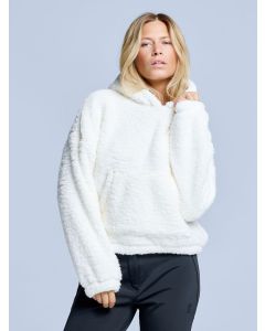 Poederbaas Fluffy Hoodie Dames Four Seasons Off White