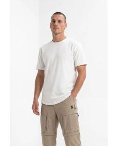 Poederbaas Outdoor T-Shirt Heren SOLX Merinowol Off White