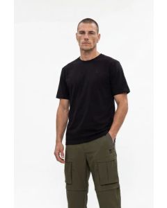 Poederbaas Outdoor T-Shirt Heren SOLX Merinowol Zwart