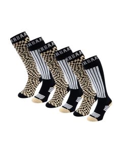 Poederbaas Skisokken 6-pack Warm Sand