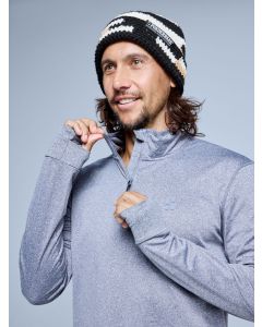 Poederbaas Muts Heren Freeride Black Multi