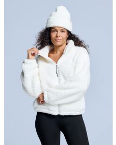 Poederbaas Fluffy Jacket Dames Four Seasons Off White