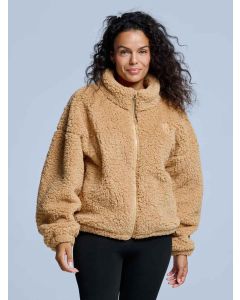 Poederbaas Fluffy Jacket Dames Four Seasons Warm Sand