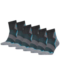 HEAD Sokken Hiking Quarter sokken 6-pack Unisex Grey/blue