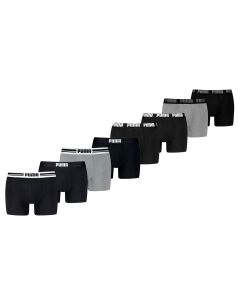 Puma Boxershorts 8-pack Black/Grey