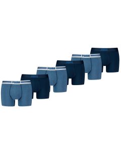 Puma Boxershorts Everyday Placed Logo 6-pack Denim