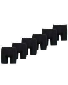 Puma sport boxershorts long zwart 6-pack