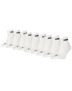 Puma Quartersokken Cushioned New Generation 9-pack Wit