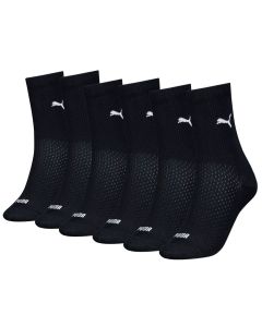 Puma Sokken Dames 6-pack Zwart