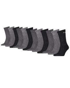 Puma Sportsokken Antraciet / Grey 12-pack