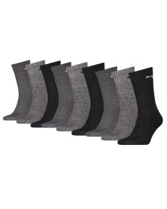Puma Sportsokken Antraciet Grey 9-pack