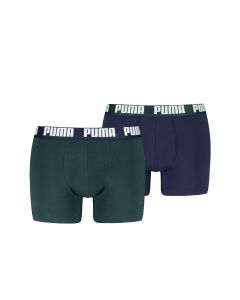Puma Boxershorts Everyday Basic 2-pack Green / Navy