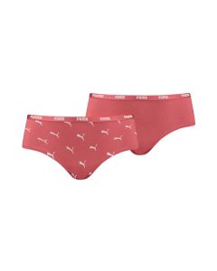 Puma Dames Hipsters Cat Logo 2-pack Heartfelt