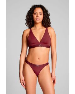 Puma Dames Sport Tanga String 2-pack Burgundy