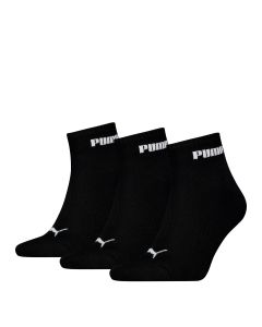 Puma Quartersokken Cushioned New Generation 3-pack Zwart 