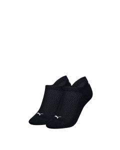 Puma Sneakersokken Dames Cushioned 2-pack Zwart