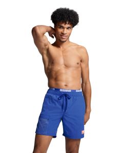 Puma Zwembroek Heren Utility Mid Shorts Benjamin Blue