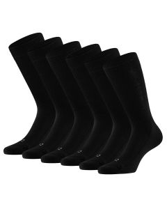 Apollo Merinowollen Sokken Badstof Zool 6-pack Zwart
