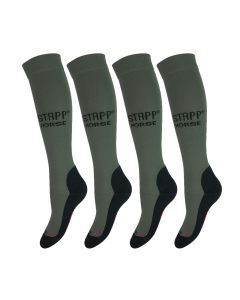 STAPP Horse Paardrijdsokken Deocell 4-pack Militair