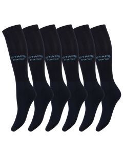 STAPP Horse Paardrijsokken Ultra Fine 6-pack Marine