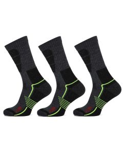 STAPP Wandelsokken Active Outdoor Bamboe 3-pack Donkergrijs