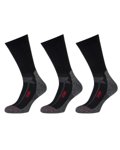 STAPP Wandelsokken Techno Boston All Season 3-pack Zwart