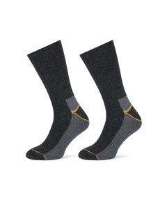 STAPP Thermosokken Heren Yellow 2-pack Antraciet Melange